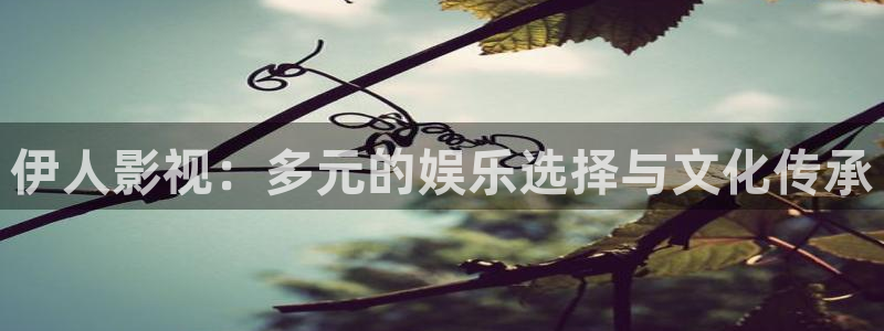 九七秋霞电影院：伊人影视：多元的娱乐选择与文化传承